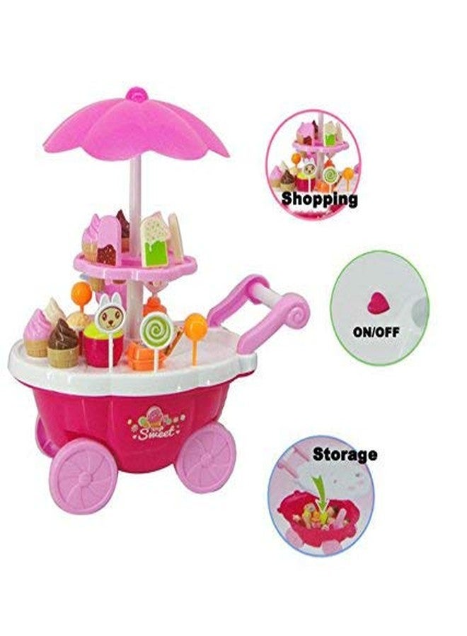 HEER Ice Cream Parlour Set for Your Child with Lights and Music Toy (HCCD Enterprise (Pink) - Image 3